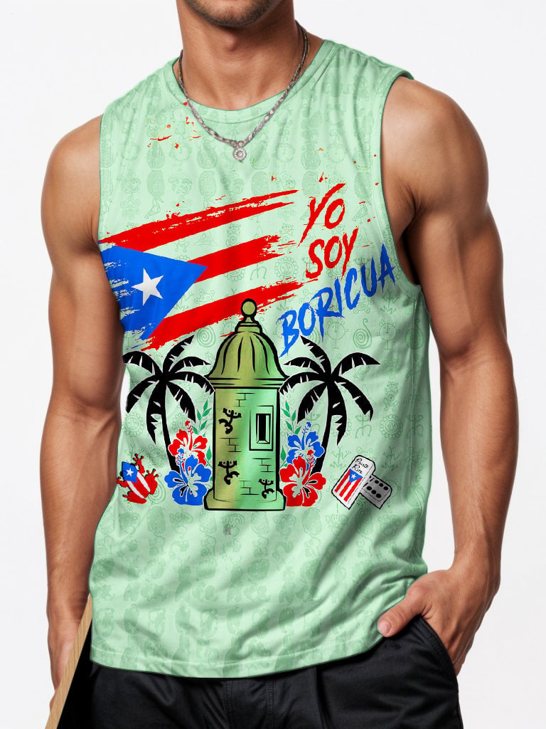 Puerto Rico Classic Sports Crew Neck Vest