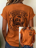 Women's There's A Little Witch In All Of Us Print Casual T-shirt