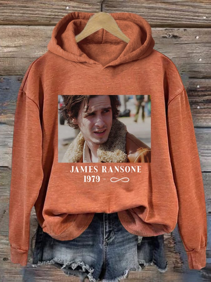 Retro James Ransone Print Hoodie