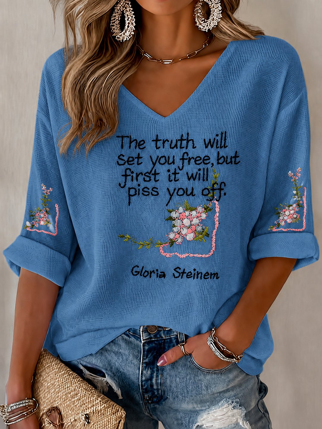 Women's Legacy + Quote Printed T-shirt