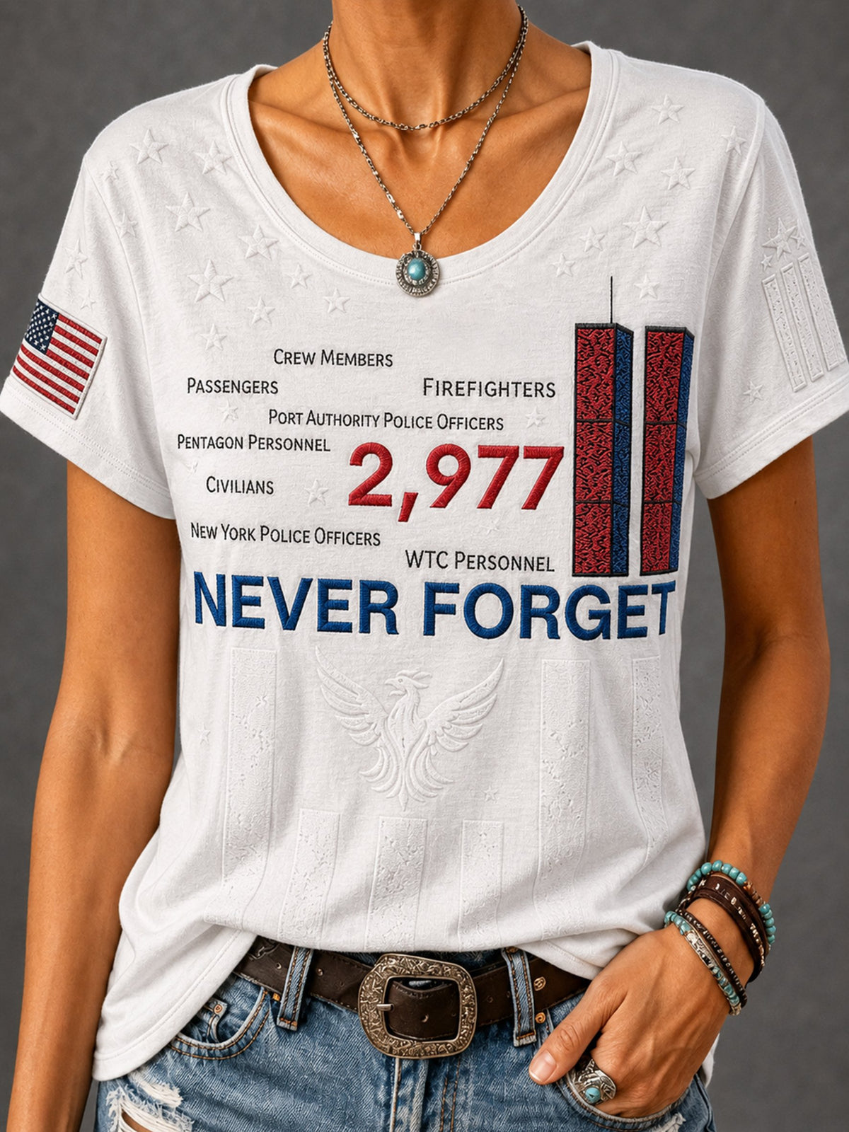 Women's 911 Memorial Graphic Top