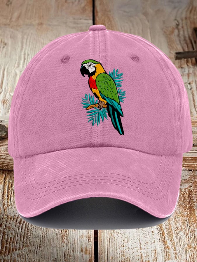 Parrot Print Baseball Cap