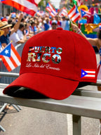 Unisex Puerto Rico Print Casual Hat