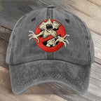 Stranger Upside Down Hawkins 80s Horror Art Printed Cap