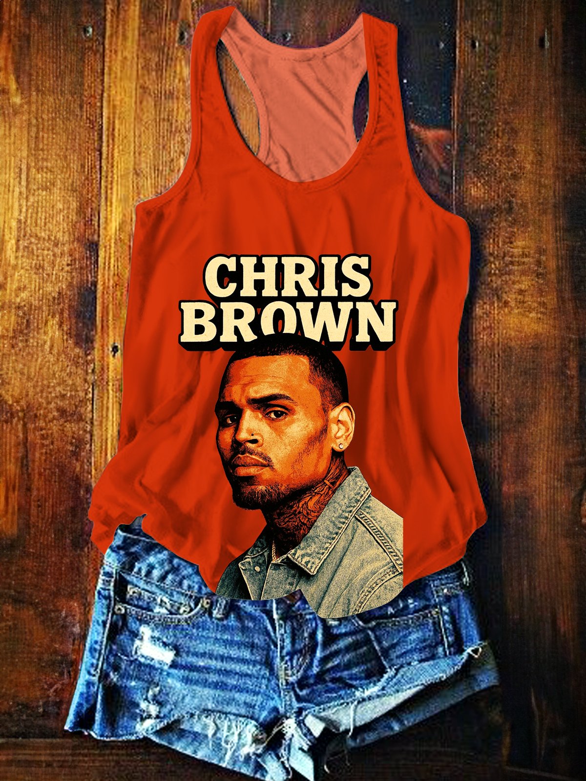 Men's singer casual printed T-shirt