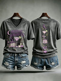 Women's Midnight Margaritas Print Casual T-shirt