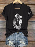 Women's Casual Printed Short-Sleeve T-Shirt