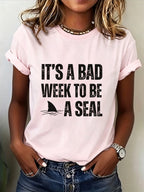 Women's Shark Print T-shirt