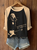 Women's You Belong Among The Wildflowers Print Raglan Sleeve T-Shirt