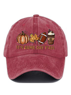 It's Game Day Y'all Football Print Baseball Cap