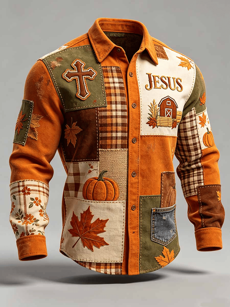 Men's Fall Print Shirt