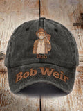 Band singer printed casual baseball cap