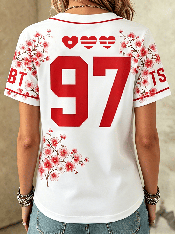 BTS Women's Printed Short-Sleeve T-Shirt