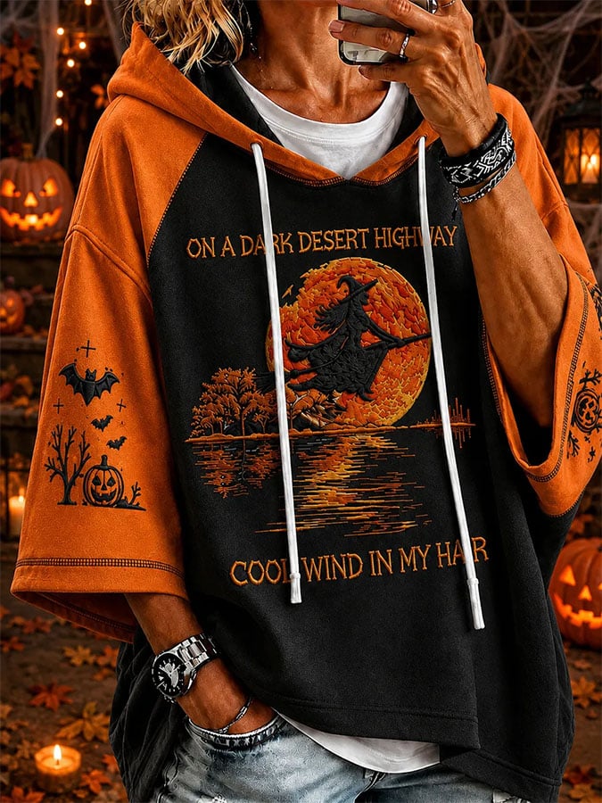 Women's Casual Printed Loose Sweatshirt