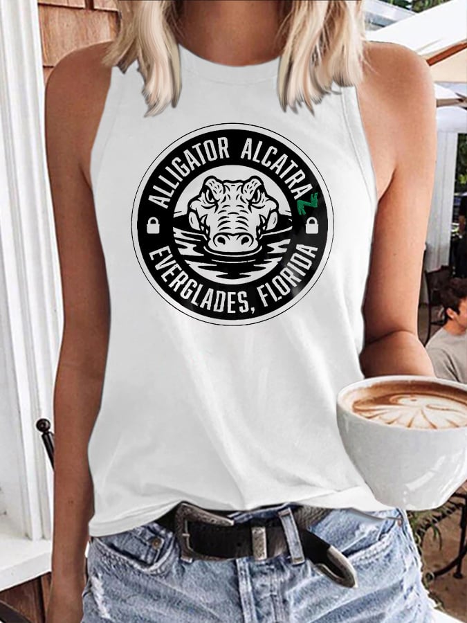 Women's Alligator Alcatraz Conservation Casual Vest