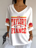 TT 87 Rugby Patchwork Print Short Sleeve Shirt