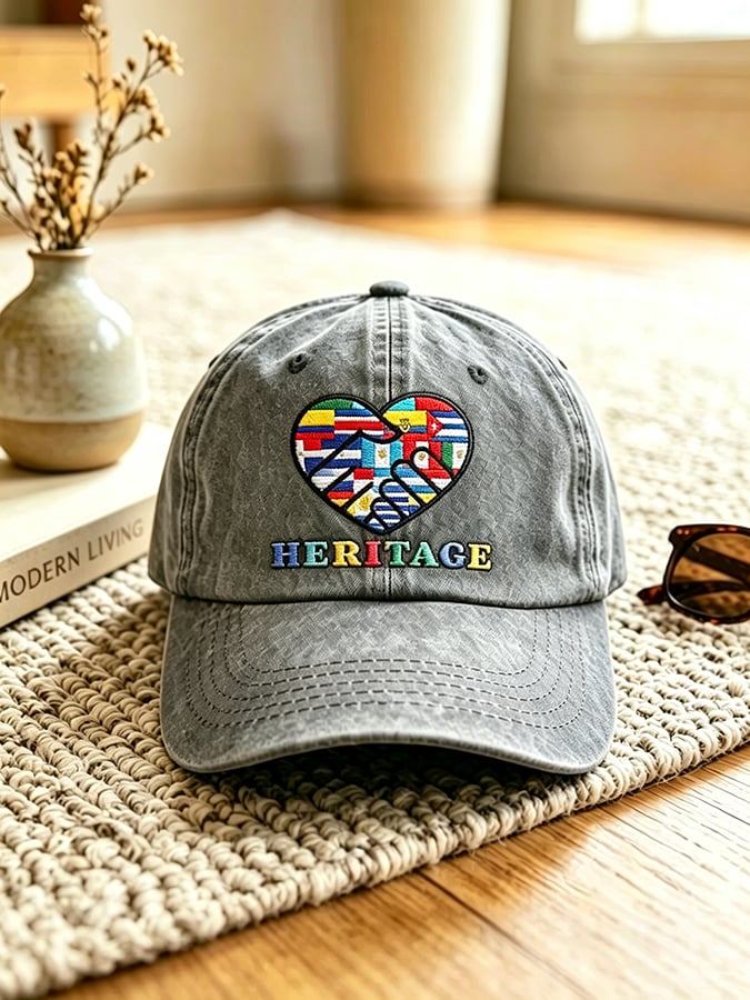 Unisex National Hispanic Heritage Month Print Baseball Cap