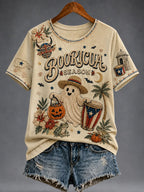 Women's Puerto Rico Halloween Graphic T-shirt