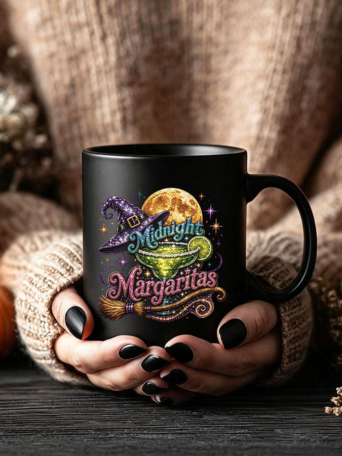 Retro Midnight Margaritas Print Mug
