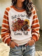 Women'S Casual Printed Sweatshirt