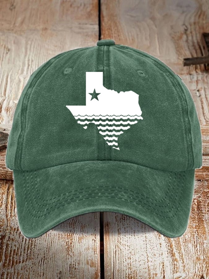 Unisex Texas Flood Print Hat