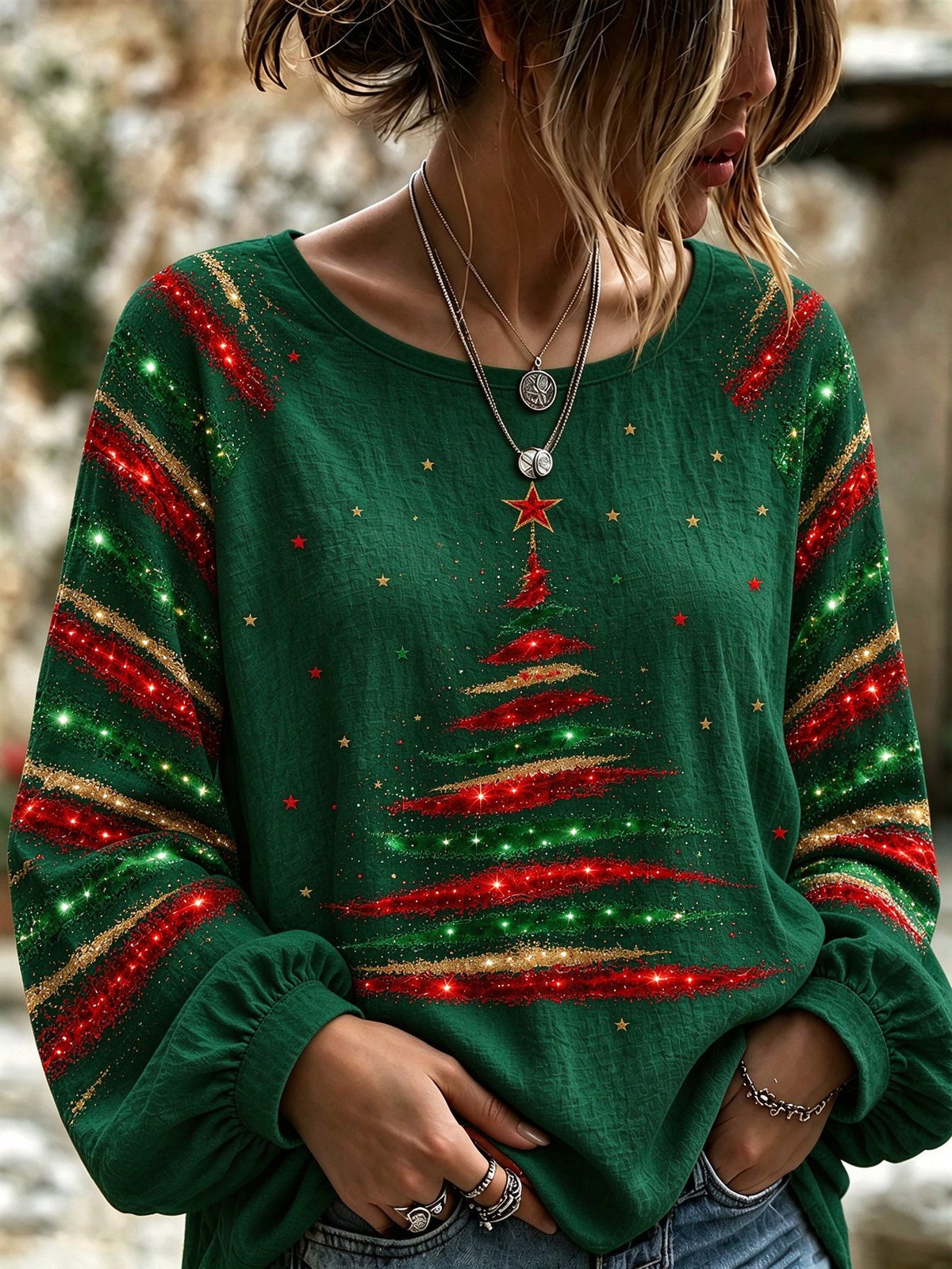 Women's Print Sweatshirt