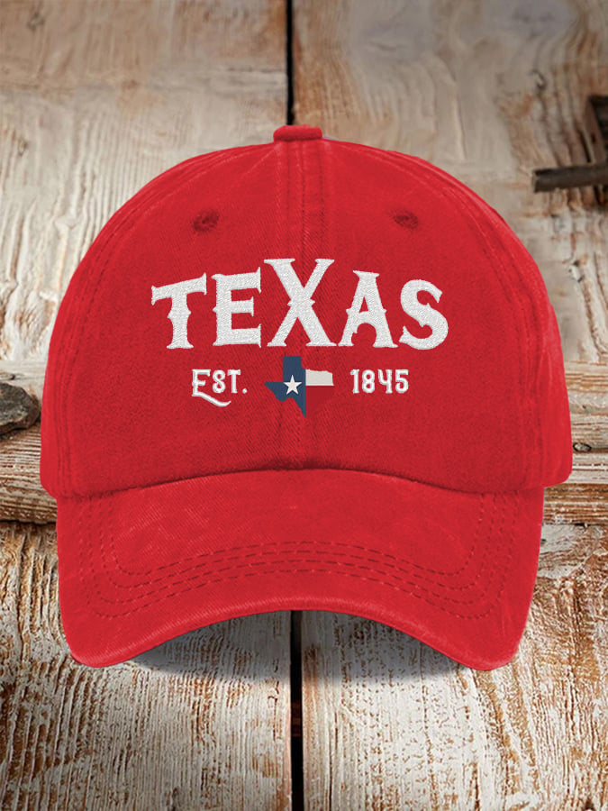 Unisex Texas 1845 Print Hat