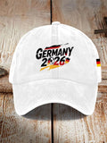 Men's and women's Soccer printed hats