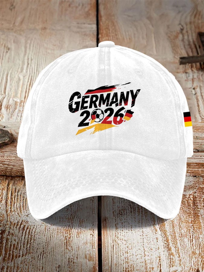 Men's and women's Soccer printed hats