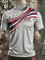 Men's USA 1776-2026 Freedom Printed  Shirt