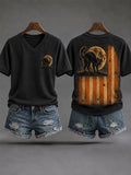 Women's Halloween Printed T-shirt