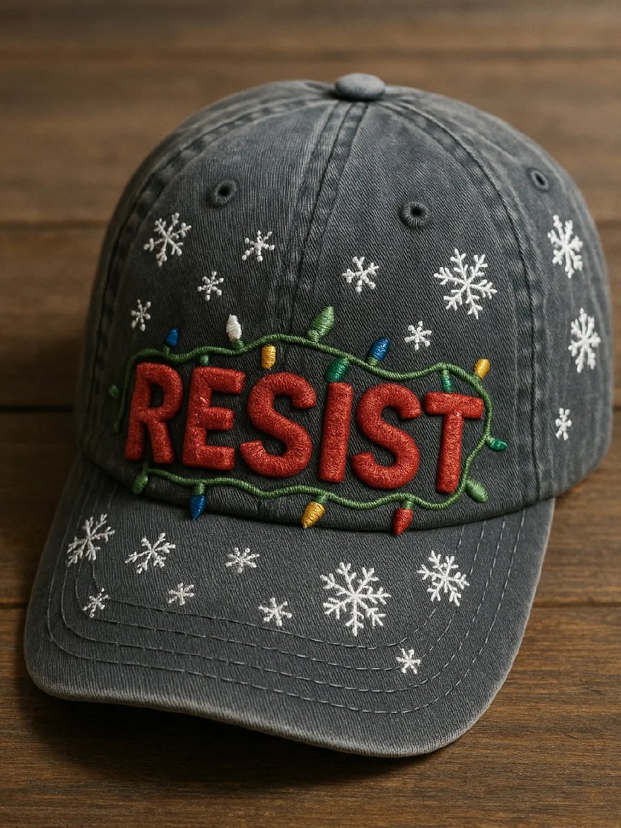Fdt Christmas Print Baseball Cap For Men And Women
