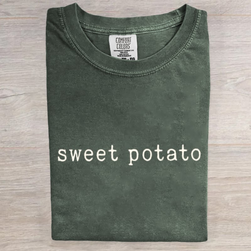 Sweet Potato Funny Thanksgiving Couples Art Print T-Shirt