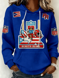 Women's Benito Bowl Printed Hooded Long-Sleeve Sweatshirt