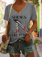 Women's Halloween Printed Casual T-Shirt