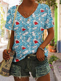 Women's Shark Print T-Shirt