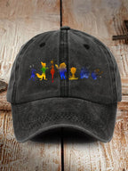 Retro Animals Print Baseball Cap