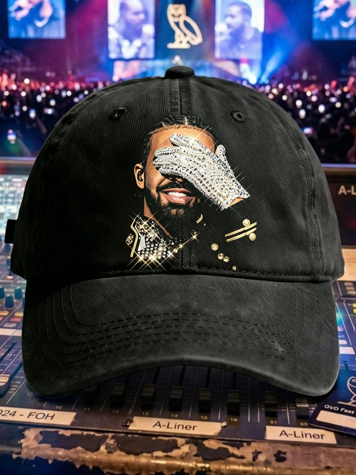 Unisex Vintage Hip Hop Rap Graphic Print Casual Hat