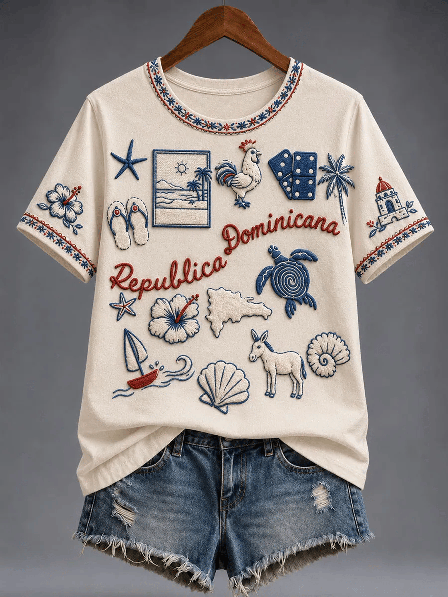 Women's República Dominicana Printed T-Shirt