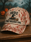 Unisex Halloween Print Hat