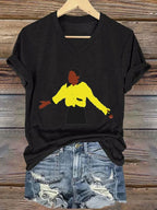 Women's  Forever in our heart Printed Casual T-Shirt