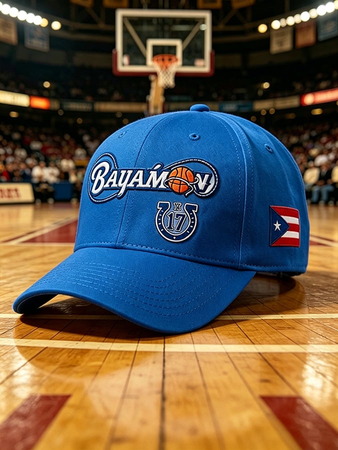 Puerto Rican Basketball Printed Cap