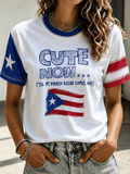 Women's Puerto Rico Pride Art Printed T-shirt