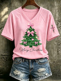 Women's Print Short-Sleeve T-Shirt