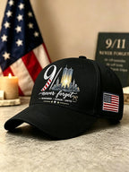 9.11 Never Forget Commemorative Printed Hat