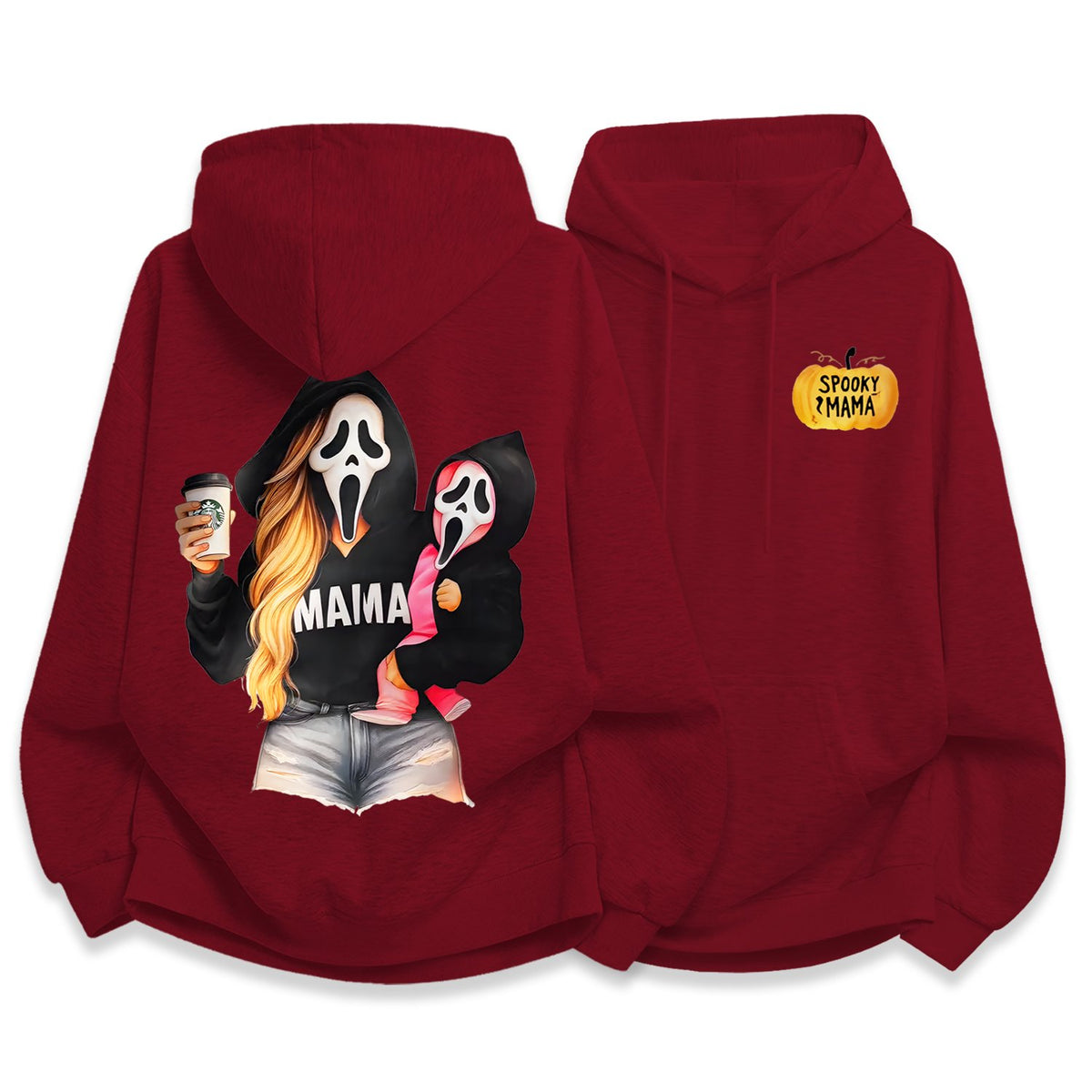 Funny Mama Halloween Art Print Hoodie