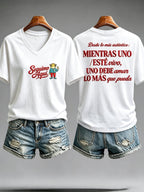 Women's Puerto Rico Print T-shirt