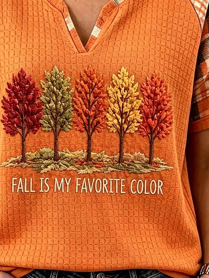 Women'S Casual Autumn Printed Top