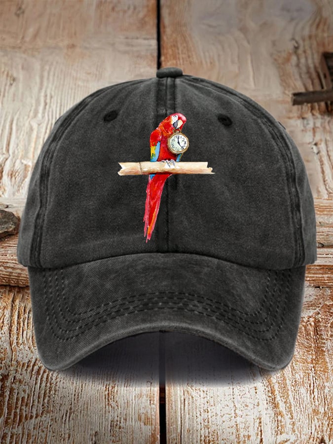 Retro 5 O'Clock Print Baseball Cap