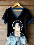 Women's BTS lovers Printed short-sleeved T-shirt